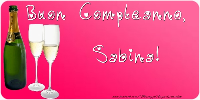 Buon Compleanno, Sabina - Cartoline compleanno