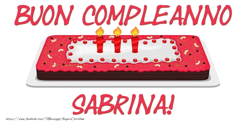 Buon Compleanno Sabrina! - Cartoline compleanno