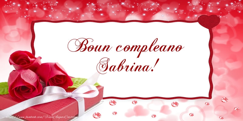 Boun compleano Sabrina! - Cartoline compleanno