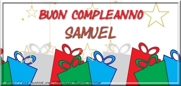 Buon compleanno Samuel - Cartoline compleanno