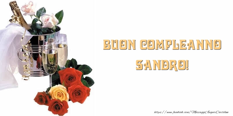 Buon Compleanno Sandro! - Cartoline compleanno