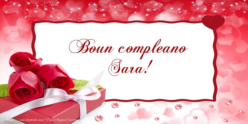  Boun compleano Sara! - Cartoline compleanno