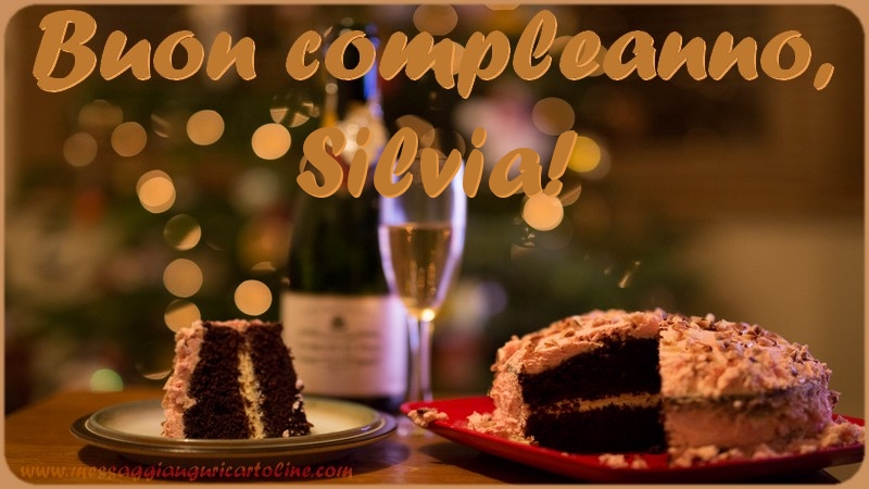 Buon compleanno, Silvia - Cartoline compleanno