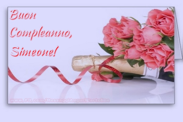 Buon Compleanno, Simeone - Cartoline compleanno