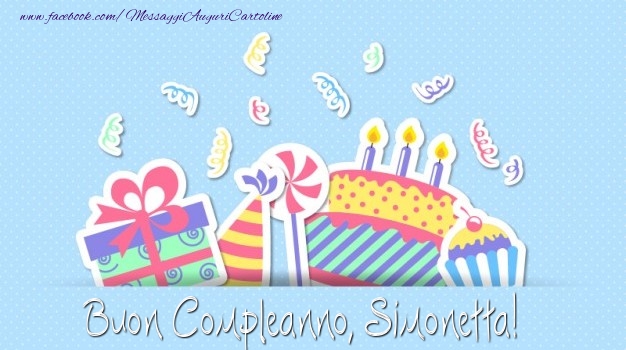 Buon Compleanno, Simonetta! - Cartoline compleanno