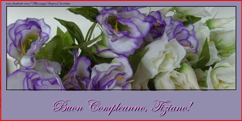 Buon Compleanno, Tiziano! - Cartoline compleanno