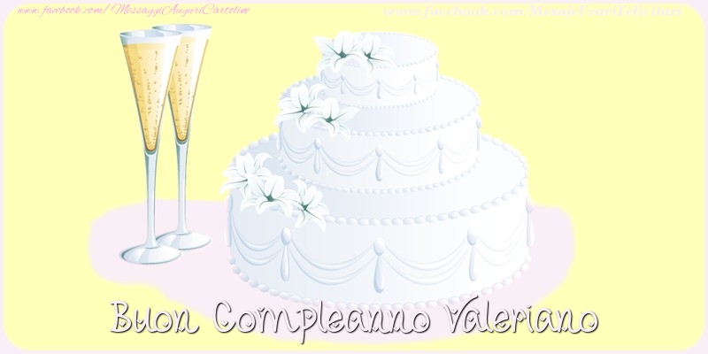 Buon compleanno Valeriano - Cartoline compleanno