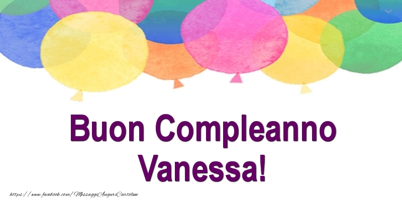 Buon Compleanno Vanessa! - Cartoline compleanno
