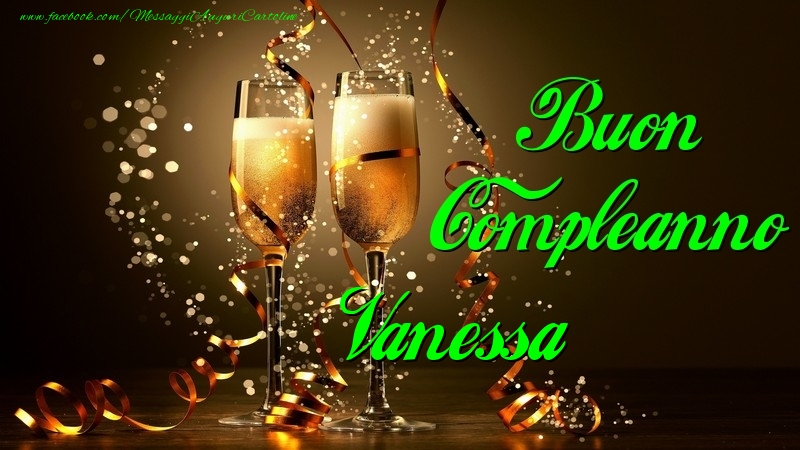 Buon Compleanno Vanessa - Cartoline compleanno