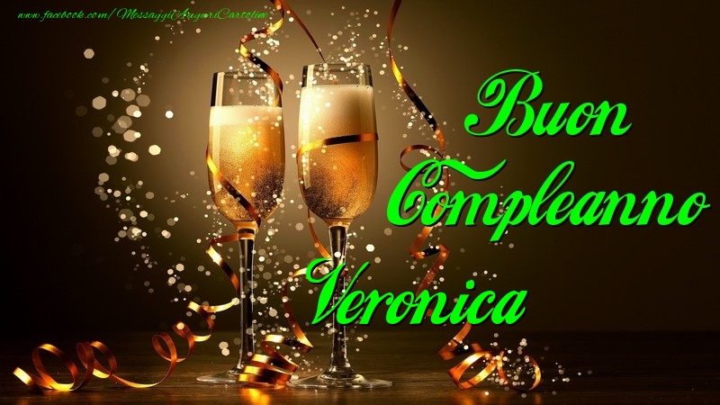 Buon Compleanno Veronica - Cartoline compleanno