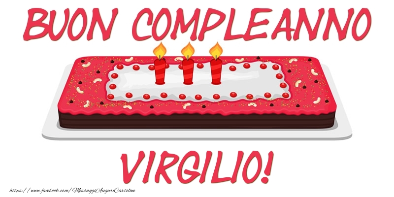 Buon Compleanno Virgilio! - Cartoline compleanno
