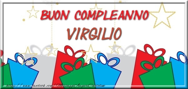 Buon compleanno Virgilio - Cartoline compleanno
