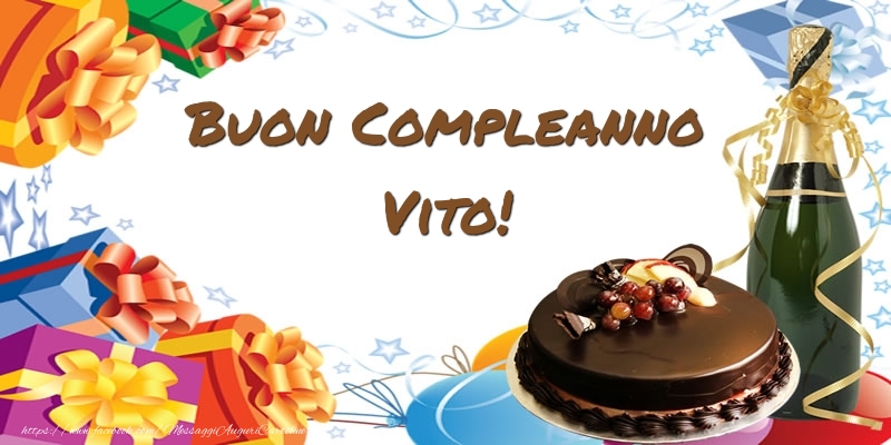  Buon Compleanno Vito! - Cartoline compleanno