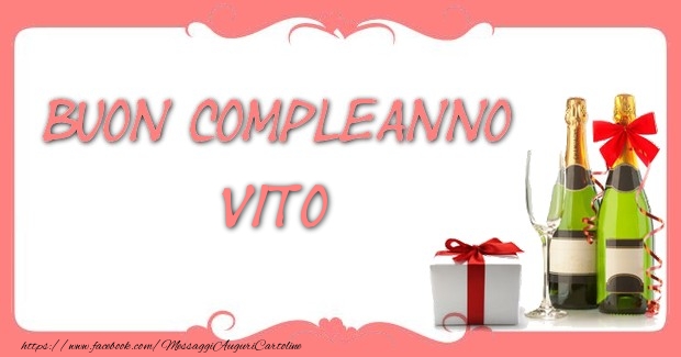 Buon compleanno Vito - Cartoline compleanno