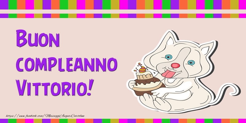 Buon compleanno Vittorio! - Cartoline compleanno