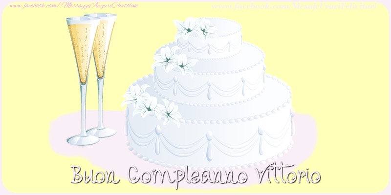 Buon compleanno Vittorio - Cartoline compleanno