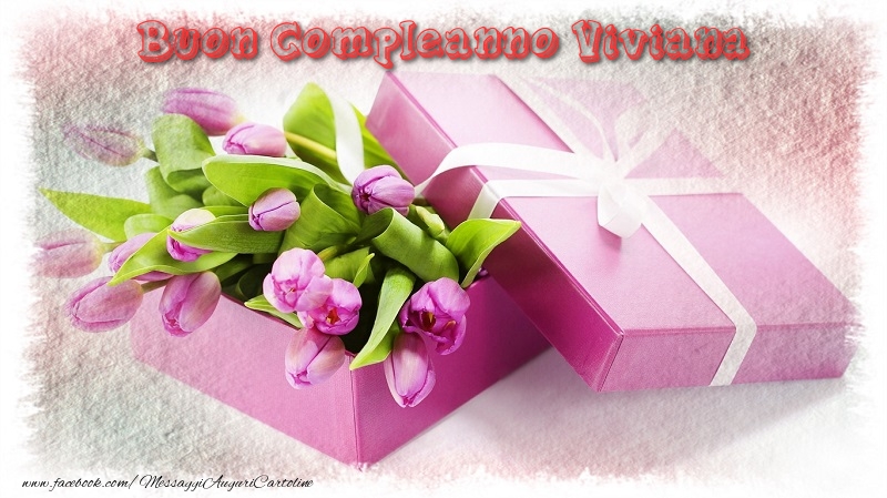 Buon Compleanno Viviana - Cartoline compleanno
