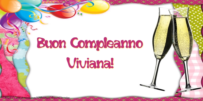  Buon Compleanno Viviana! - Cartoline compleanno