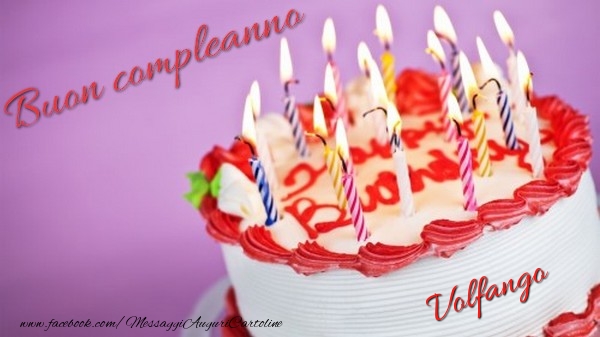 Buon compleanno, Volfango! - Cartoline compleanno