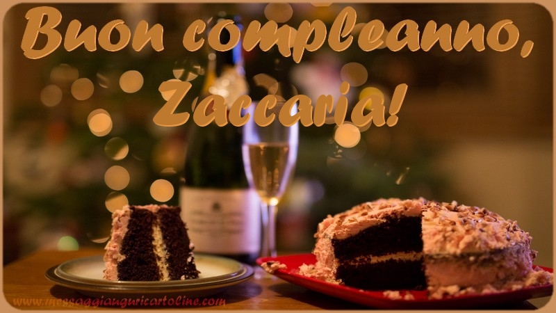 Buon compleanno, Zaccaria - Cartoline compleanno